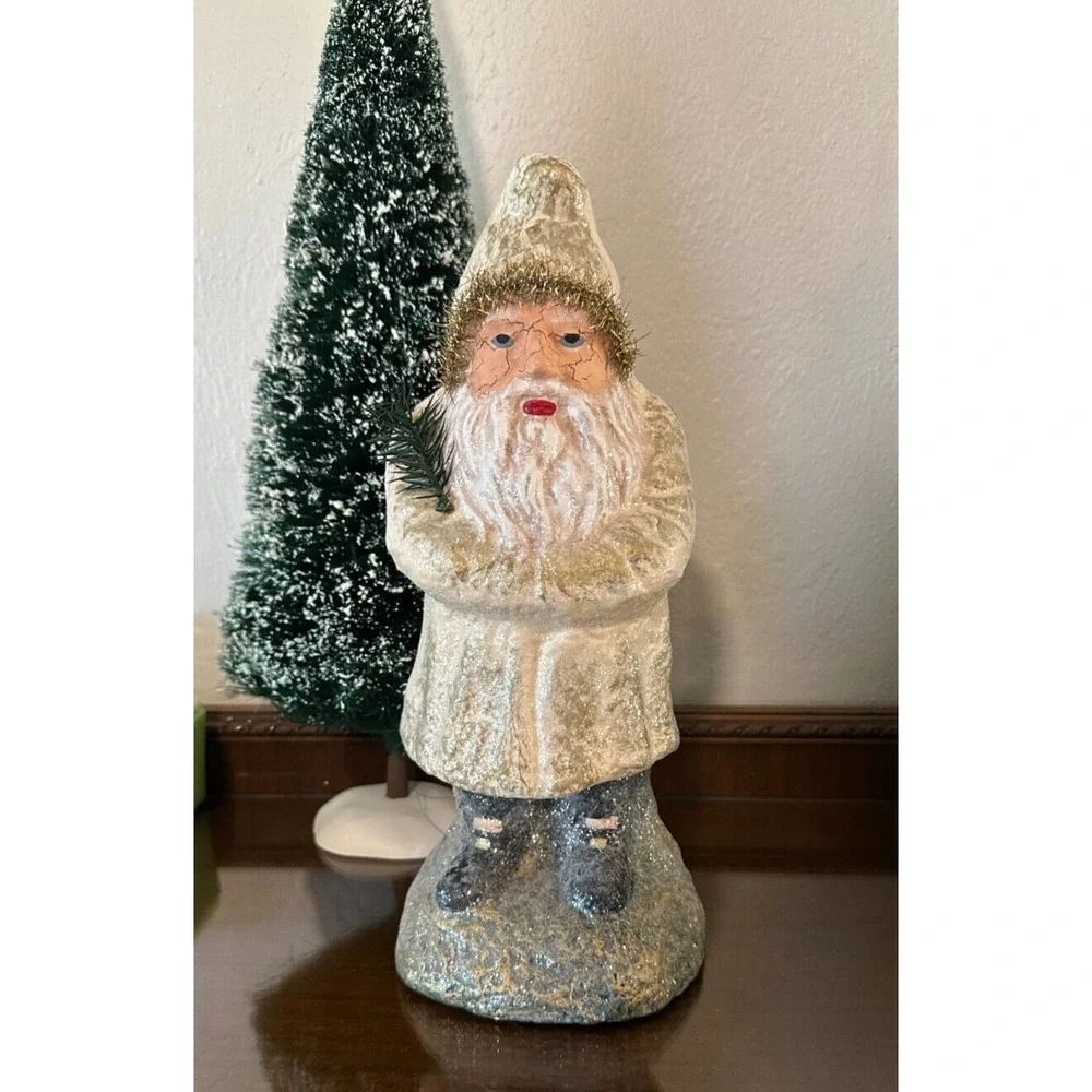 Vintage Teena Flanner Bethany‎ Lowe 15'' Artist Original Belsnickel Santa Figure